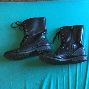 Black Combat Boots